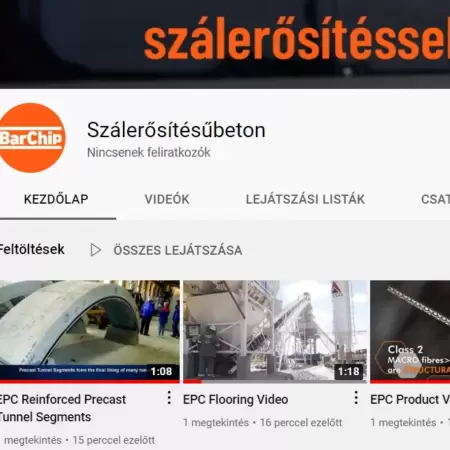 Nézze meg a YouTube oldalunkat is!
